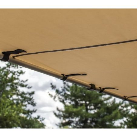 Автомобільний тент маркіза ORPRO 2,5 х 2,5 м (з бічною стінкою та LED підсвічуванням) фото