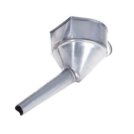 Автомобильная лейка (воронка) для бензина оцинкованная ЛО-0208 фото