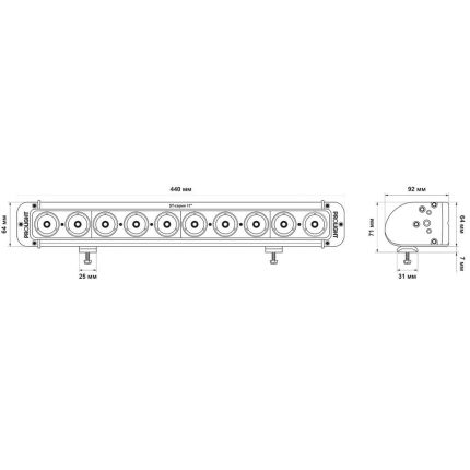Светодиодная балка ProLight ST 100W CREE фото