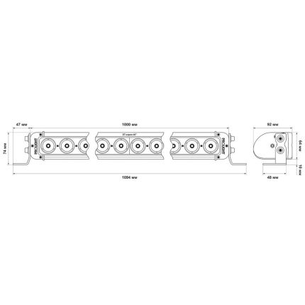Светодиодная балка (лед люстра) ProLight ST 240W CREE фото