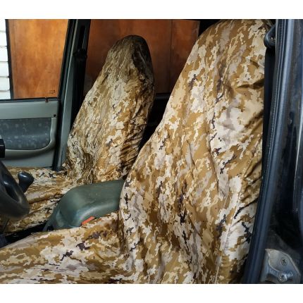 Чехлы грязезащитные на передние сиденья - NADI auto пиксель пустыня 1130-1619 фото - купить в интернет-магазине «jeep4ik» Харько