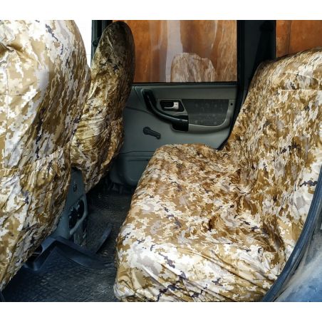Чехлы грязезащитные на предние и задние сиденья - NADI auto пиксель пустыня 1130-1624 фото
