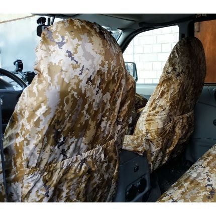 Чехлы грязезащитные на предние и задние сиденья - NADI auto пиксель пустыня 1130-1624 фото
