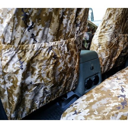 Чехлы грязезащитные на предние и задние сиденья - NADI auto пиксель пустыня 1130-1624 фото