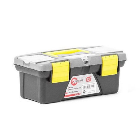 Пластиковий ящик для інструментів Intertool BX-0310 (10") фото Пластиковий ящик для інструментів Intertool BX-0310 (10") фото