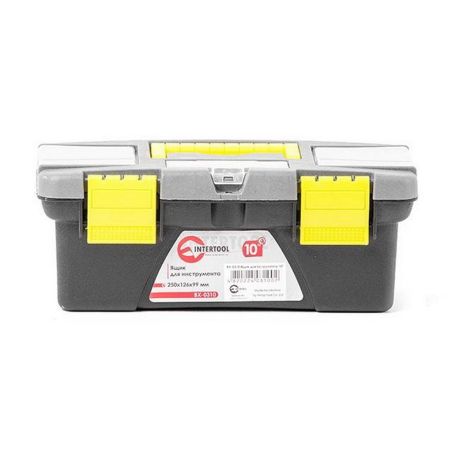 Пластиковий ящик для інструментів Intertool BX-0310 (10") фото Пластиковий ящик для інструментів Intertool BX-0310 (10") фото