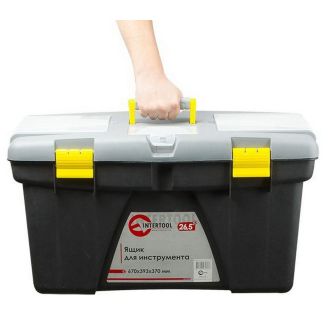 Пластиковий ящик для інструментів Intertool BX-0326 (26.5") фото 2