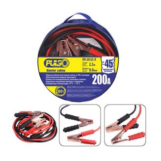 Пусковые провода для прикуривания авто, Pulso ПП-20125-П 200 А 2,5 фото 2