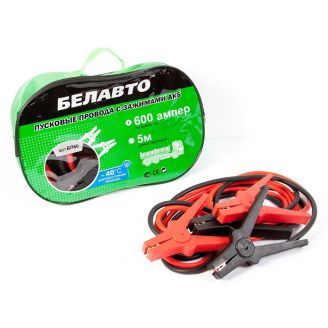 Пусковые провода для прикуривания авто БЕЛАВТО BP60 600 А 5 м фото 2