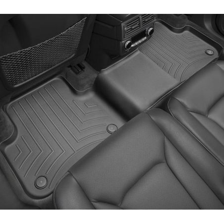 Резиновые коврики WeatherTech в салон авто Audi Q7 2016+ (передний и задний (второй) ряд) фото