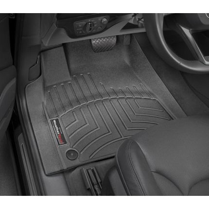 Резиновые коврики WeatherTech в салон авто Audi Q7 2016+ (передний и задний (второй) ряд) фото