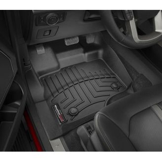 Резиновые коврики WeatherTech в салон авто Ford F-150 SuperCrew 2015+ (передний и задний ряд) фото 2