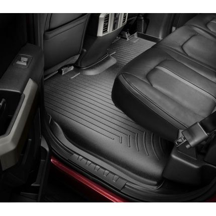 Резиновые коврики WeatherTech в салон авто Ford F-150 SuperCrew 2015+ (передний и задний ряд) фото