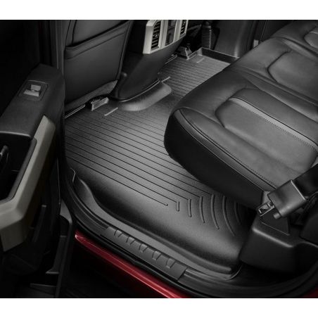 Резиновые коврики WeatherTech в салон авто Ford F-150 SuperCrew 2015+ (передний и задний ряд) фото