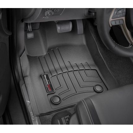 Резиновые коврики WeatherTech в салон авто Jeep Grand Cherokee 2016+ (передний и задний ряд) фото
