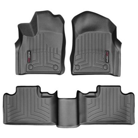 Резиновые коврики WeatherTech в салон авто Jeep Grand Cherokee 2016+ (передний и задний ряд) фото