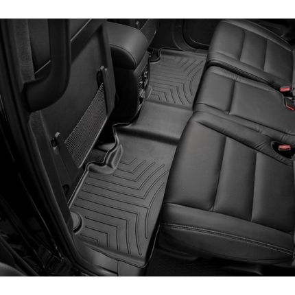 Резиновые коврики WeatherTech в салон авто Jeep Grand Cherokee 2016+ (передний и задний ряд) фото
