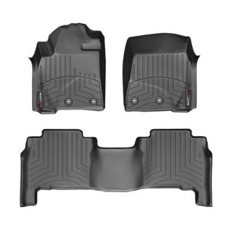 Резиновые коврики WeatherTech в салон авто Toyota Land Cruiser 2012+ (передний и задний ряд) фото