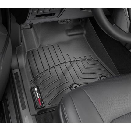 Резиновые коврики WeatherTech в салон авто Toyota Land Cruiser 2012+ (передний и задний ряд) фото