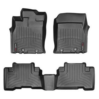 Резиновые коврики WeatherTech в салон авто Toyota FJ Cruiser 2011+ (передний и задний ряд) фото