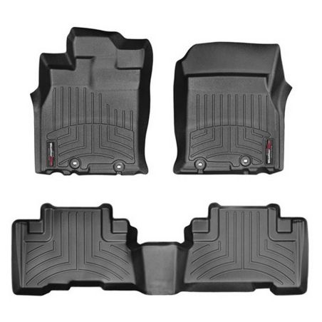 Резиновые коврики WeatherTech в салон авто Toyota FJ Cruiser 2011+ (передний и задний ряд) фото