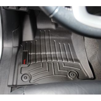 Резиновые коврики WeatherTech в салон авто Toyota Hilux 2015+ (передний и задний ряд) фото 2