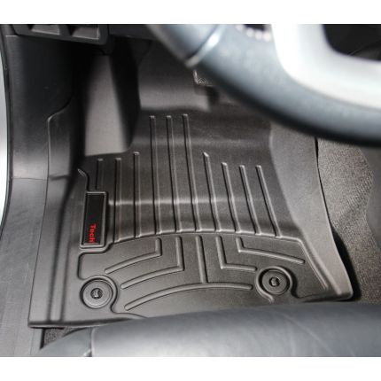 Резиновые коврики WeatherTech в салон авто Toyota Hilux 2015+ (передний и задний ряд) фото