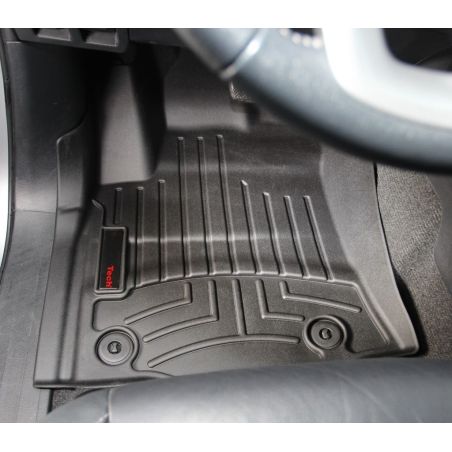 Резиновые коврики WeatherTech в салон авто Toyota Hilux 2015+ (передний и задний ряд) фото