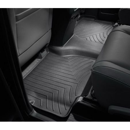 Резиновые коврики WeatherTech в салон авто Toyota Sequoia 2012+ (передний и задний ряд без консоли) фото