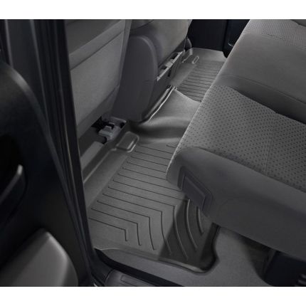 Резиновые коврики WeatherTech в салон авто Toyota Tundra 2012+ (передний и задний ряд Double Cab) фото
