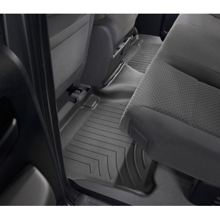 Резиновые коврики WeatherTech в салон авто Toyota Tundra 2012+ (передний и задний ряд Double Cab) фото