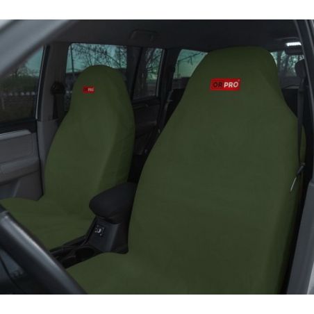 Чехлы грязезащитные на передние сиденья - ORPRO зеленый ORP-TP0110 фото Чехлы грязезащитные на передние сиденья - ORPRO зеленый ORP-TP0110 фото