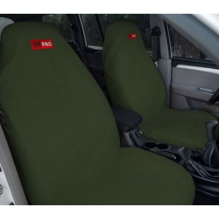 Чехлы грязезащитные на передние сиденья - ORPRO зеленый ORP-TP0110 фото