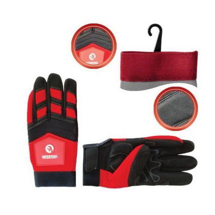 Защитные перчатки для рук - Intertool SP-0143 фото - купить в интернет-магазине «jeep4ik» Харьков Украина