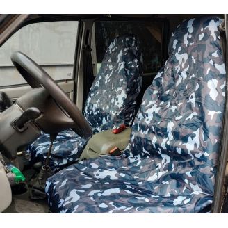Чехлы грязезащитные на передние сиденья - NADI auto камуфляж серый 1130-1885 фото
