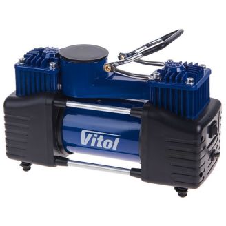 Двухпоршневой компрессор для внедорожника Vitol К-72 90 л/мин фото