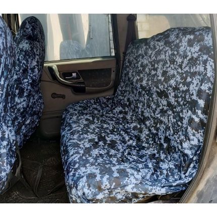 Чехлы грязезащитные на предние и задние сиденья - NADI auto пиксель синий 1130-1907 фото