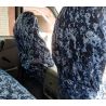 Грязезащитные чехлы на передние и задние сиденья автомобиля СИНИЙ ПИКСЕЛЬ