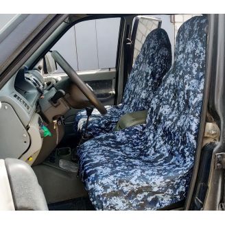 Чехлы грязезащитные на предние и задние сиденья - NADI auto пиксель синий 1130-1907 фото