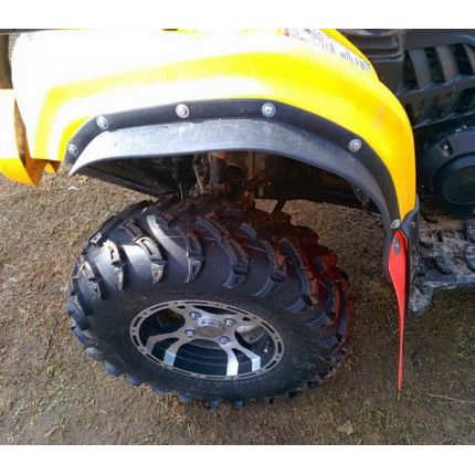 Расширители арок универсальные резиновые для квадроцикла 60 мм фото