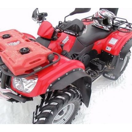 Расширители арок универсальные резиновые для квадроцикла 80 мм фото