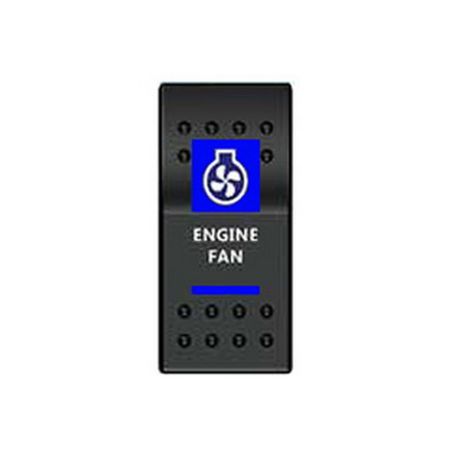 3х позиционный тумблер вентилятора двигателя - Engine Fan TF062 фото