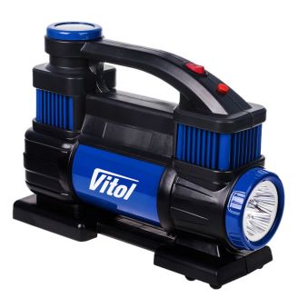 Двопоршневий компресор для позашляховика Vitol К-70 90 л/хв. фото