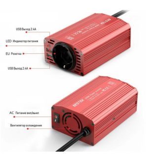 Автомобильный инвертор - Bestek SBMR3013BU (с 12 на 220 вольт, 300 W) фото 2