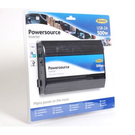 Автомобильный инвертор Ring REINVU500 500W фото