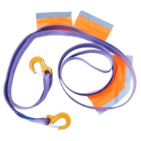 Буксировочный трос для автомобиля Takelag 8 тонн (крюк-крюк) фото