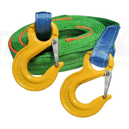 Буксировочный трос для автомобиля Takelag 14 тонн (крюк-крюк) фото