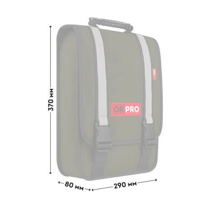 Автомобільна сумка для буксирувальної стропи ORPRO Oxford 1680 PU фото