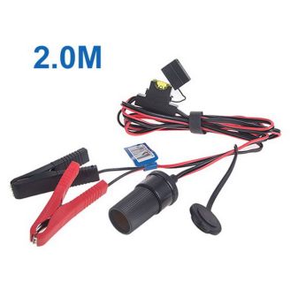 Перехідник клеми-прикурювач із заглушкою (Vitol K-13) 2 м фото