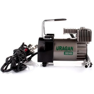 Компресор автомобільний компактний 12 вольт на клеми 40 л/хв URAGAN 90140 фото 2